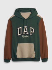Grün/Braun - Gap Dapper Dan Kapuzensweatshirt mit Logo - Bild 4 von 4