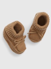 Gap Brown CashSoft Knit Booties - Image 1 of 1