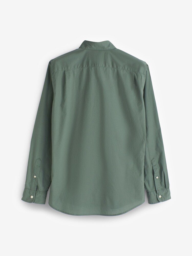 Gap Green Long Sleeve Pocket Button Up Shirt - Image 2 of 3
