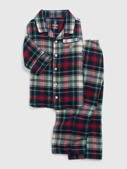 Gap Grey Check Family Christmas Toddler Pyjamas - Image 1 of 1