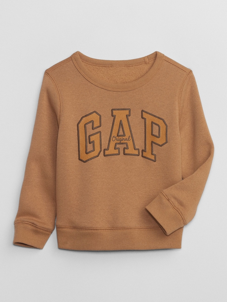 Gap Brown Crew Neck Logo Sweatshirt (12mths-5yrs) - Image 1 of 1