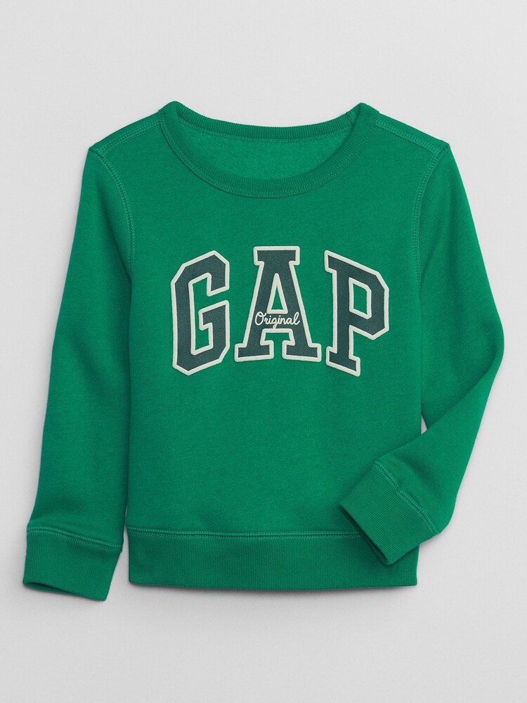 Gap Green Crew Neck Logo Sweatshirt (12mths-5yrs) - Image 1 of 1 Gap Green Crew Neck Logo Sweatshirt (12mths-5yrs) - Image 1 of 1