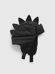 Gap Black Dinosaur Puffer Trapper Hat - Image 1 of 1