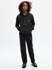 Gap Grey Dapper Dan Kids Logo Hoodie (4-13yrs) - Image 1 of 4