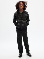 Gap Black Dapper Dan Logo Kids Joggers (4-13yrs) - Image 1 of 4