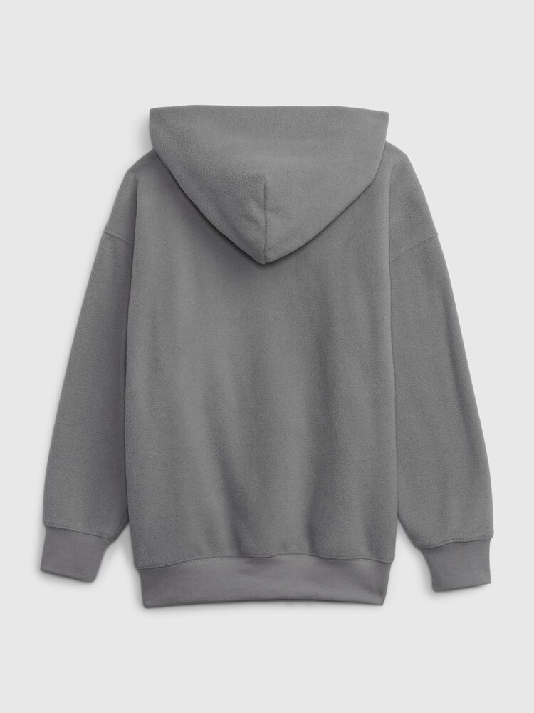 Gap Grey Mini Logo Pullover Hoodie - Image 2 of 3