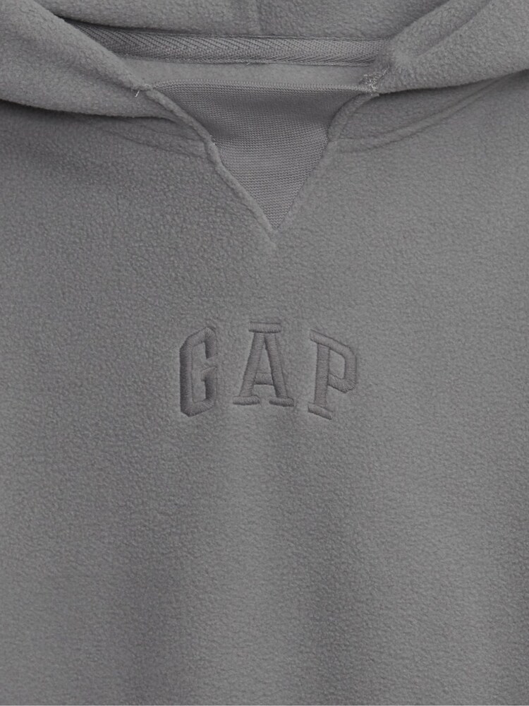 Gap Grey Mini Logo Pullover Hoodie - Image 3 of 3