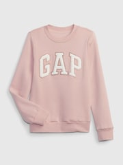 Gap Pink Logo Crew Neck Sweatshirt (4-13yrs) - Image 1 of 1