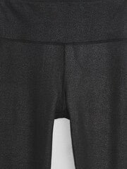 Gap Black High Rise Glitter Leggings - Image 4 of 4