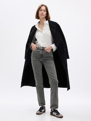 Gap White Organic Cotton Jeweled Buttoned Shirt - Image 3 of 4