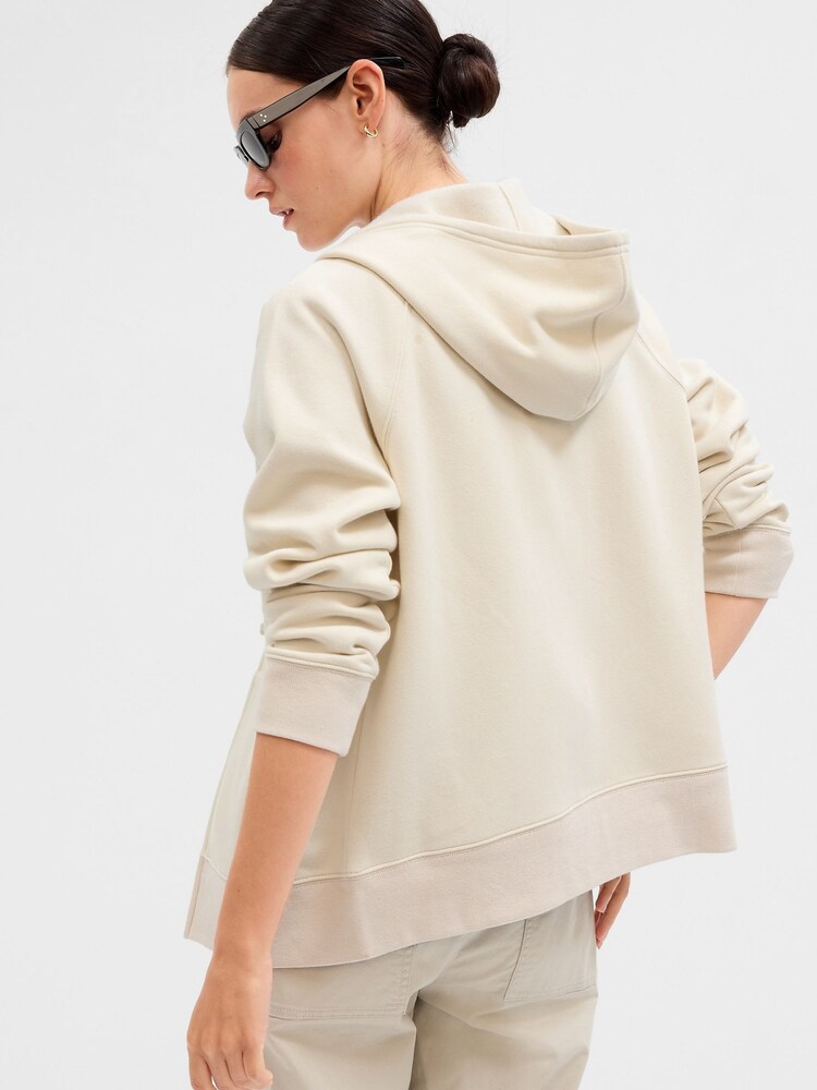 Gap Cream Logo Zip Up Hoodie - Image 2 of 2