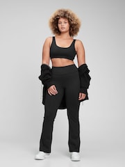 Negro - Leggings de tiro alto con diseño superelástico de Gap - Imagen 3 de 5