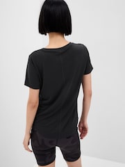 Gap Black Breathe Short Sleeve Crew Neck T-Shirt - Image 2 of 2