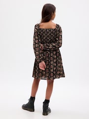 Gap Smocked Floral Print Dress (4-13yrs) - Bild 2 von 4