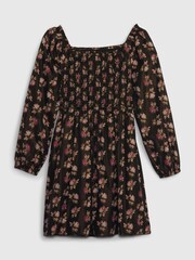 Gap Smocked Floral Print Dress (4-13yrs) - Bild 4 von 4