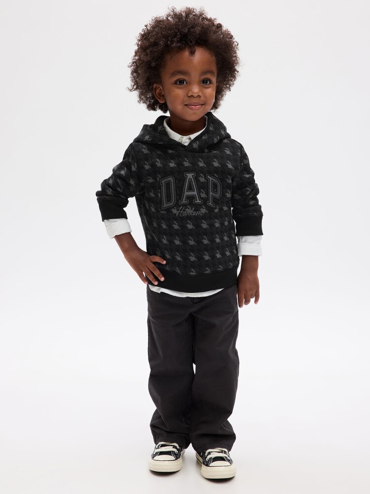 Gap Grey Dapper Dan Toddler Logo Hoodie (12mths-5yrs) - Image 1 of 5