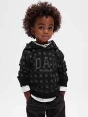 Gap Grey Dapper Dan Toddler Logo Hoodie (12mths-5yrs) - Image 3 of 5