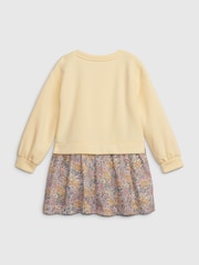 Gap Yellow 2-in-1 Sweatshirt Dress (6mths-5yrs) - Image 2 of 3