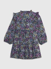 Gap Blue Ruffle Floral Print Dress (12mths-5yrs) - Image 2 of 3