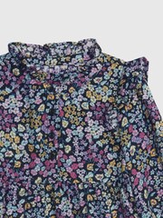 Gap Blue Ruffle Floral Print Dress (12mths-5yrs) - Image 3 of 3