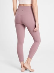 Athleta Light Purple Salutation Stash 7/8 Leggings - Image 5 of 5