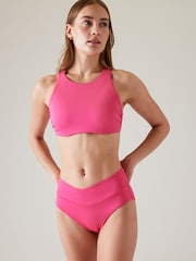 Athleta Pink Maldives Bra Cup Bikini Top - Image 1 of 5