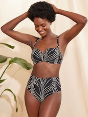 Love & Roses Black spot High Waisted Bikini Bottom - Image 2 of 4