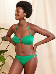 Love & Roses Green Brief Bikini Bottom - Image 2 of 4