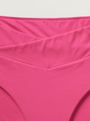 Athleta Pink High Waist Crossover Bikini Bottoms - Image 5 of 5