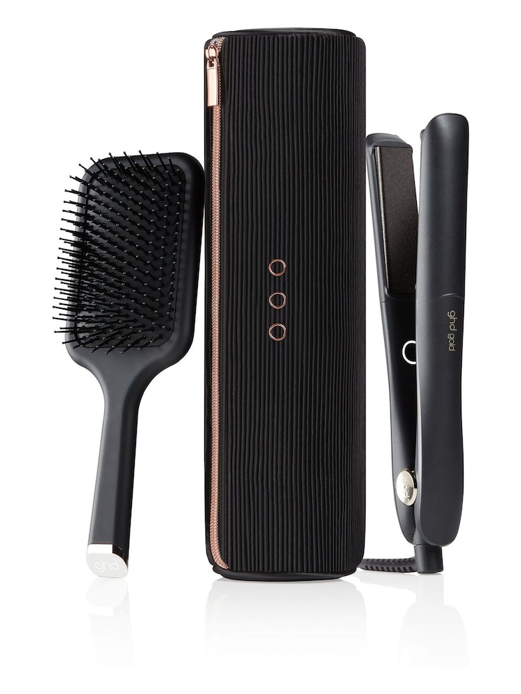 ghd Gold Festive Edition Hair Straightener Gift Set (worth £236.95) - Image 1 of 5