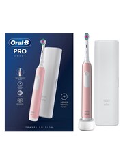 Oral-B Pro Series 1 Pink Electric Toothbrush, Designed By Braun - Image 1 of 5
