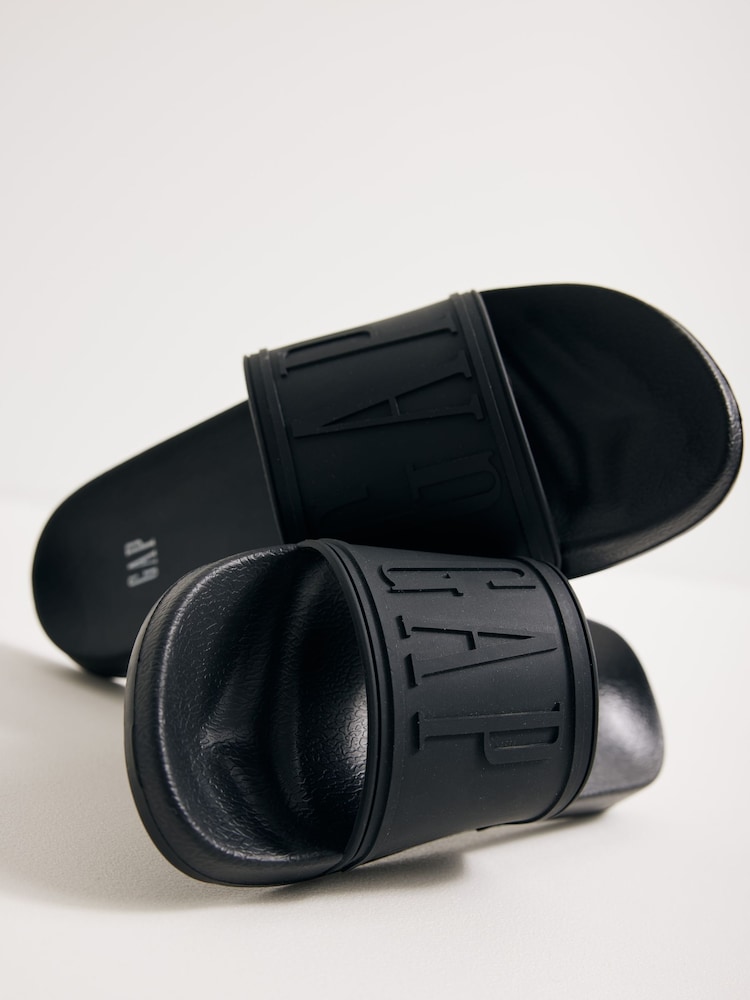 Gap Black Austin Logo Sliders - Image 7 of 8