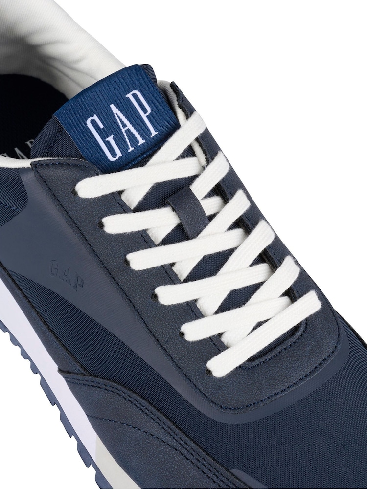 Gap Navy Blue New York Low Top Trainers - Image 5 of 5