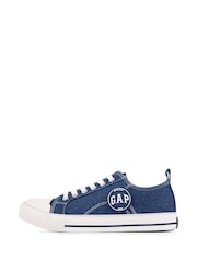 Gap Navy Blue Houston Low Top Canvas Trainers - Image 2 of 5