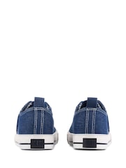 Gap Navy Blue Houston Low Top Canvas Trainers - Image 3 of 5