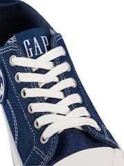 Gap Navy Blue Houston Low Top Canvas Trainers - Image 5 of 5