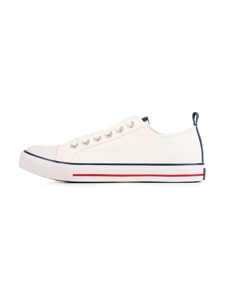 Gap White Houston Low Top Canvas Trainers - Image 2 of 5