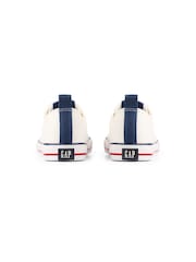 Gap White Houston Low Top Canvas Trainers - Image 3 of 5