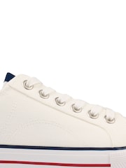 Gap White Houston Low Top Canvas Trainers - Image 4 of 5