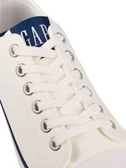 Gap White Houston Low Top Canvas Trainers - Image 5 of 5