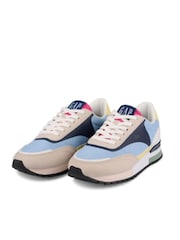 Gap Blue and Neutral Colourblock New York Low Top Trainers - Image 1 of 5