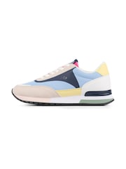 Gap Blue and Neutral Colourblock New York Low Top Trainers - Image 2 of 5