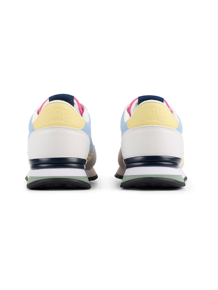 Gap Blue and Neutral Colourblock New York Low Top Trainers - Image 3 of 5