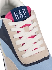 Gap Blue and Neutral Colourblock New York Low Top Trainers - Image 5 of 5