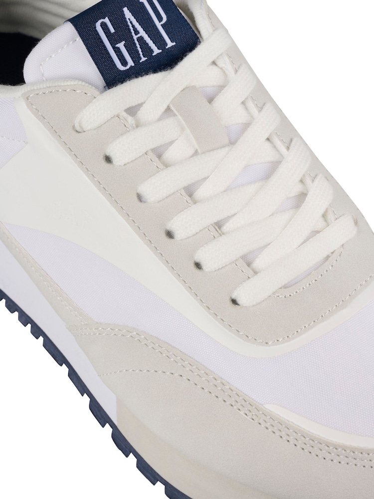 Gap White New York Low Top Trainers - Image 5 of 5