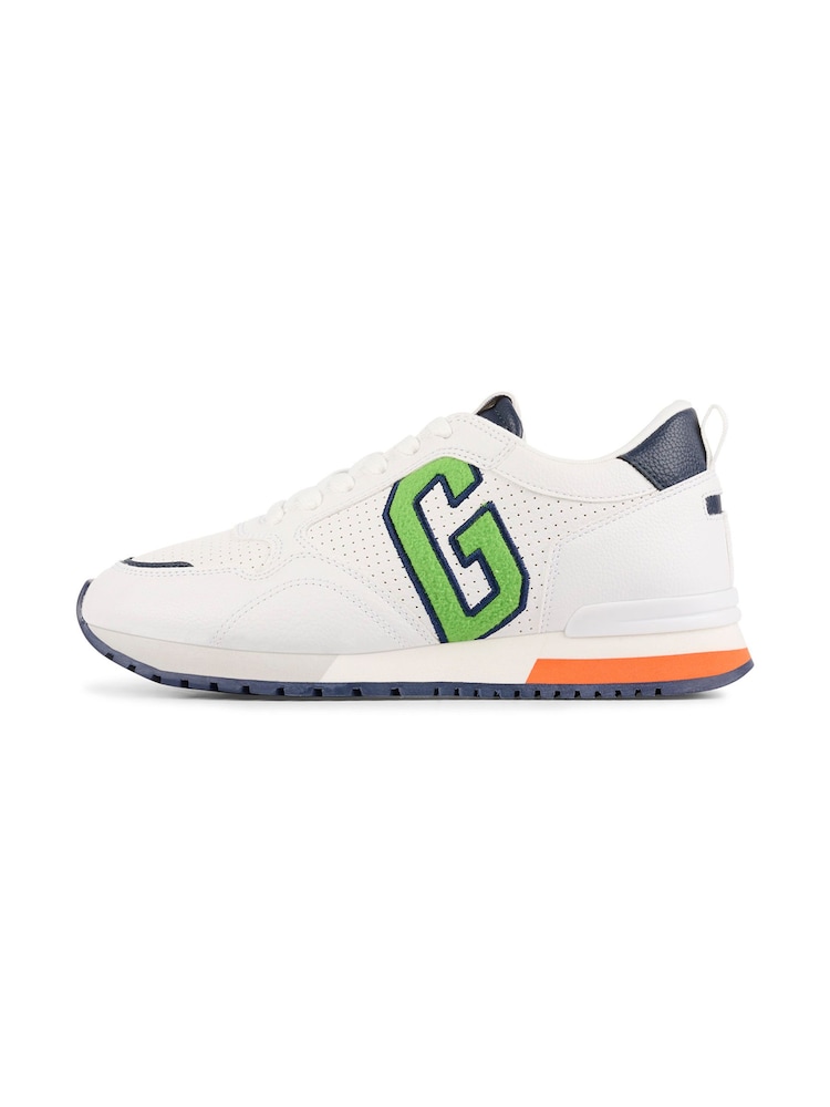 Gap White and Green New York Low Top Trainers - Image 2 of 5