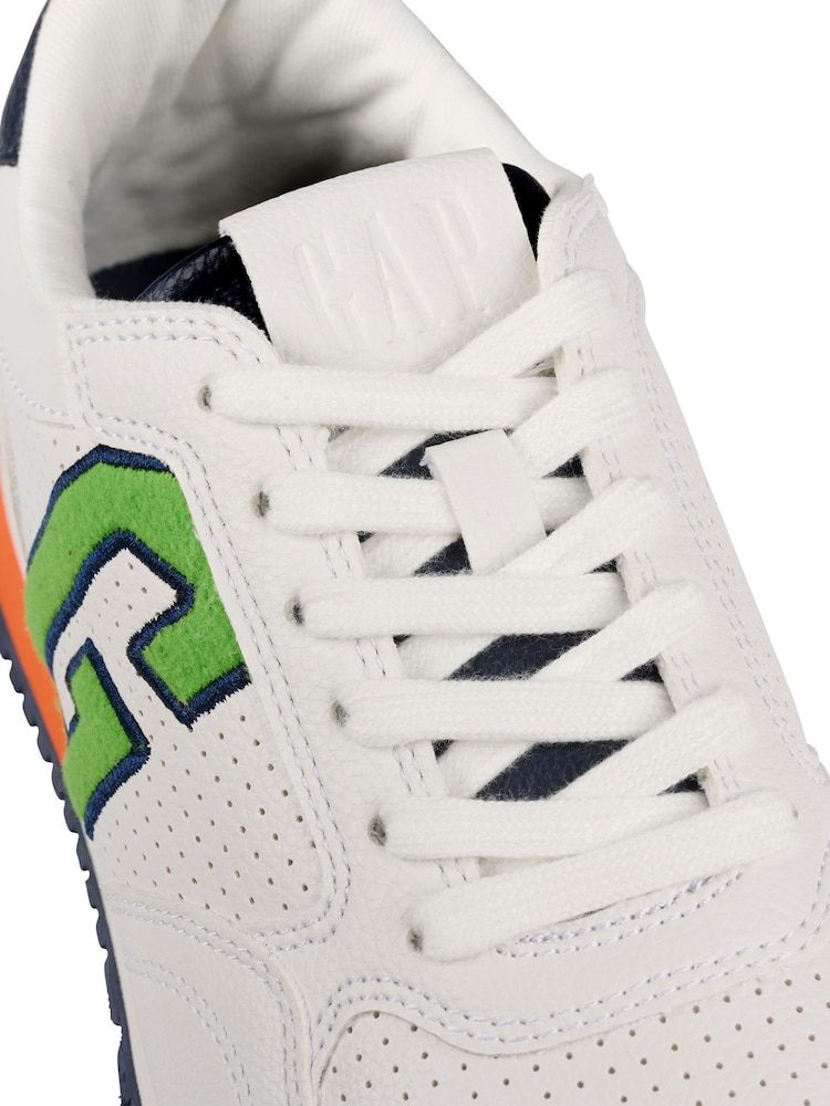 Gap White and Green New York Low Top Trainers - Image 5 of 5