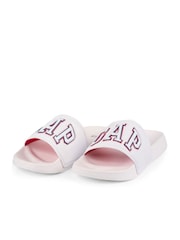 Gap White Austin Logo Sliders - Image 1 of 5