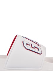 Gap White Austin Logo Sliders - Image 4 of 5