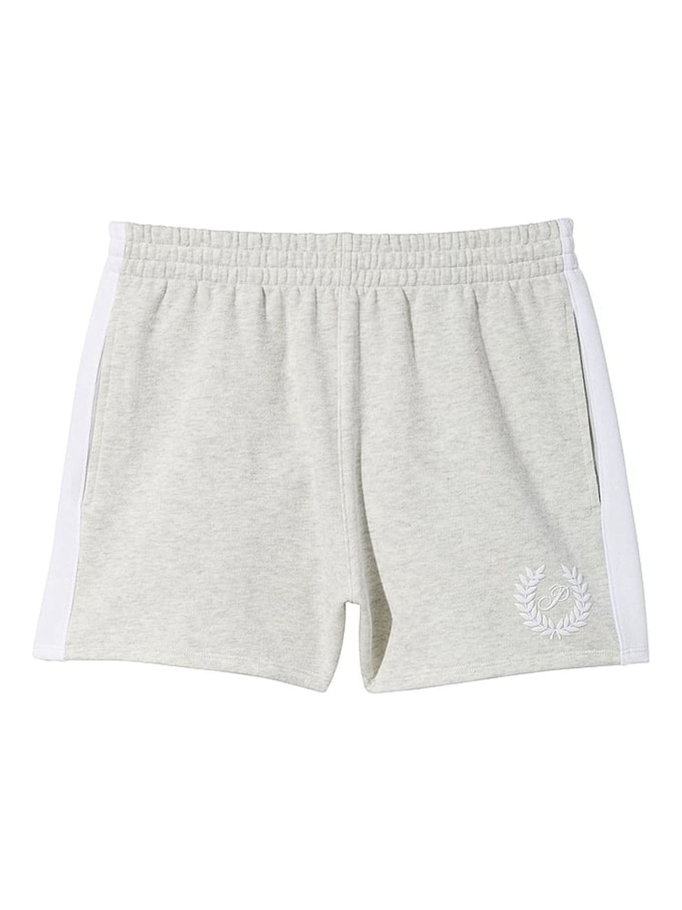 Victoria's Secret PINK Heather Stone Grey Fleece Short - Image 3 of 3